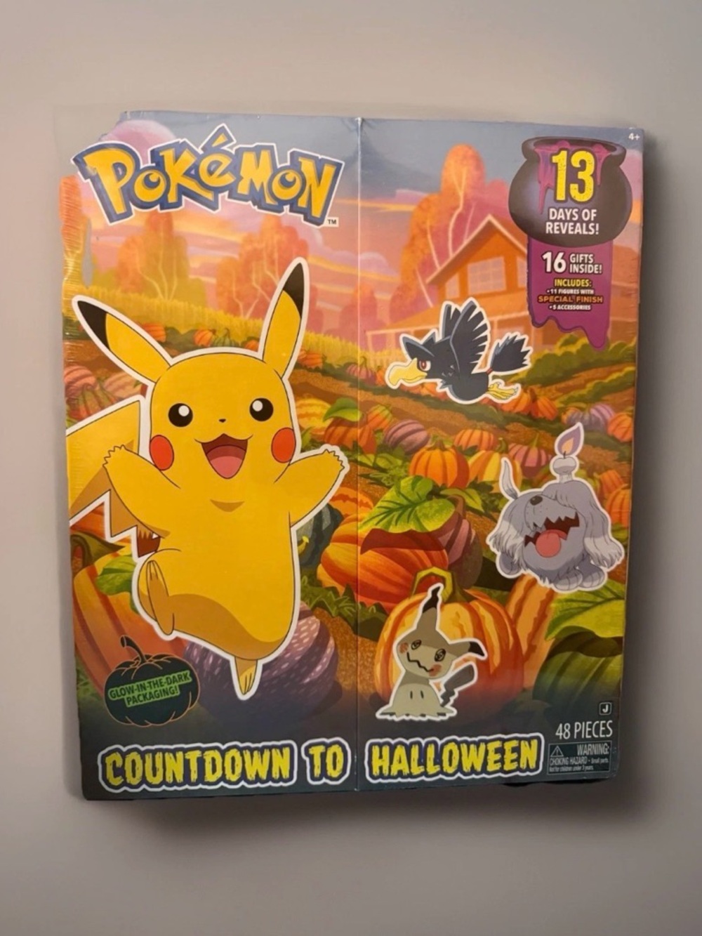 Pokemon Yellow Pikachu Halloween Countdown Advent Calendar